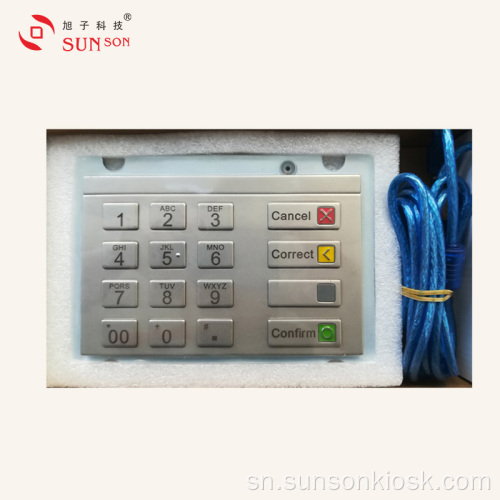 Mini-saizi Encryption PIN pad yePayment Kiosk